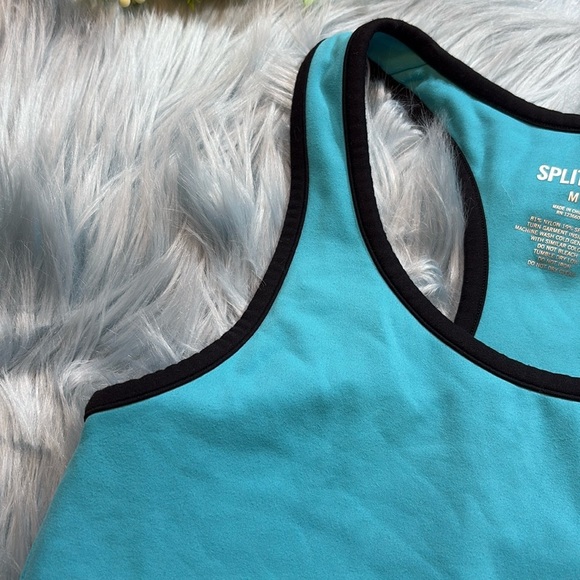 Splits59 Amber AirWeight Sports Bra in Aqua sz M - Picture 3 of 10